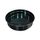 Round Bar Tray Black Aluminium 330x50mm