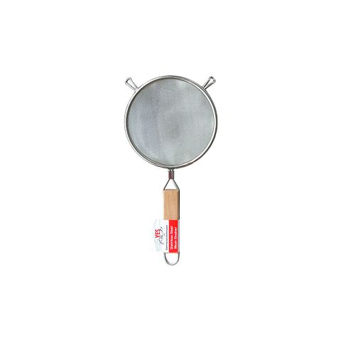 Strainer Sieve Fine Wooden Handle 14cm S