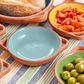 Sintra Small Glazed Terracotta Tapas Dish - Duck Egg