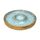 Sintra Mango Wood Spotted Chip And Dip Bowl  - Duck Egg