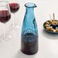 Sintra Recycled Glass Caraffe - Ink Blue
