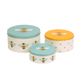 Dexam Bees Knees Set Of 3 Round Cake Tin