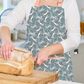Meow Recycled Cotton Adult Apron - Blue
