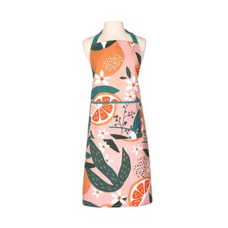 Exotic Fruit Recycled Cotton Adult Apron - Blush