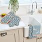 Meow Recycled Cotton Gauntlet - Blue