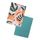 Exotic Fruit Recycled Cotton Set Of 2 Tea Towels - Blush