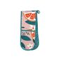 Exotic Fruit Recycled Cotton Double Oven Gloves - Blush