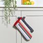 Striped Recycled Cotton Gauntlet - Red