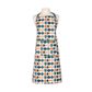 Retro Spot Recycled Cotton Adult Apron - Teal