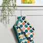 Retro Spot Recycled Cotton Gauntlet - Teal