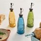 Sintra Recycled Glass Oil Drizzler - Ink Blue