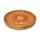 Sintra Mango Wood Spotted Chip And Dip Bowl  - Ochre