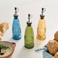 Sintra Recycled Glass Oil Drizzler - Green