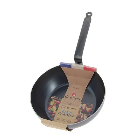 Country Frypan Steel Blue Carbon 28