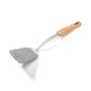 Plain Spatula Stainless Steel Wooden Bbo