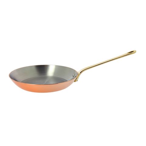 Round Frypan Inocuivre Bronze Hdle 20 Cm