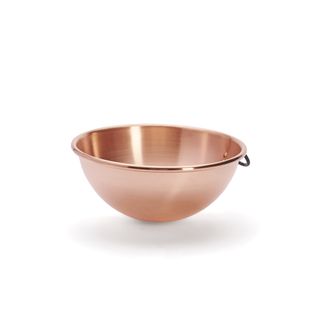 Copper Eggwhites Bowl With Ring Handle