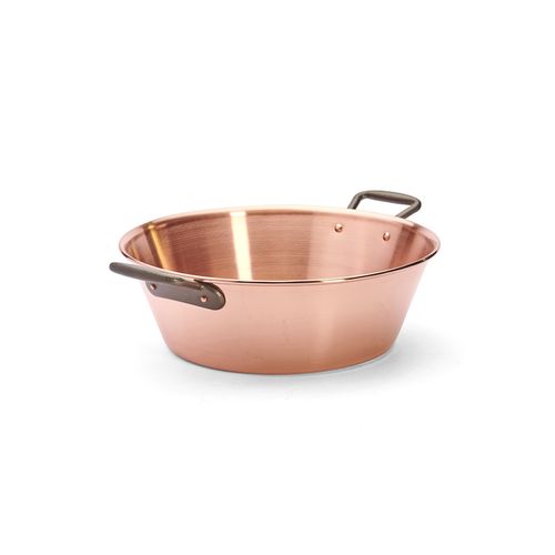 Copper Conical Jam Pan  38 Cm - 1.2mm-9