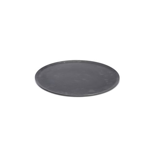 Blue Steel Round Pizza Tray  24 Cm