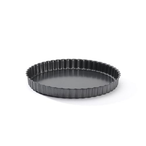 Round Fluted Tart Mould Loose Base 24cm