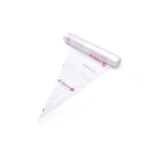 Roll Of 20 Disposable Pastry Bags - Poly