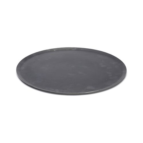 Blue Steel Round Pizza Tray  40 Cm