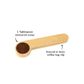 Coffee Spoon With Clip Wooden