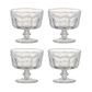 Set Of 4 Pearl Ridge Mini Trifle Bowls