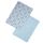 Gertrude Jekyll Organic Cotton Set Of 2 Tea Towels - Blue