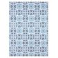 Gertrude Jekyll Organic Cotton Set Of 2 Tea Towels - Blue