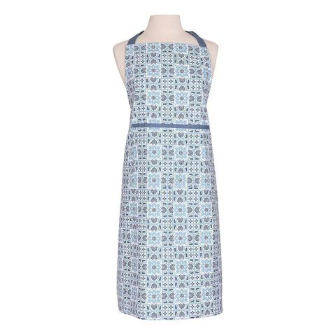 Gertrude Jekyll Organic Cotton Adult Apron - Blue