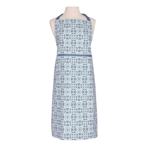 Gertrude Jekyll Organic Cotton Adult Apron - Blue