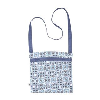 Gertrude Jekyll Organic Cotton Peg Bag - Blue