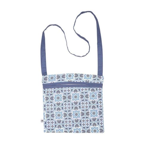 Gertrude Jekyll Organic Cotton Peg Bag - Blue