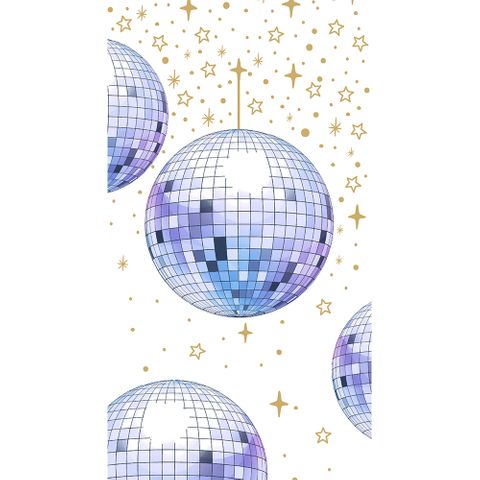 Guest Towel - Disco Ball