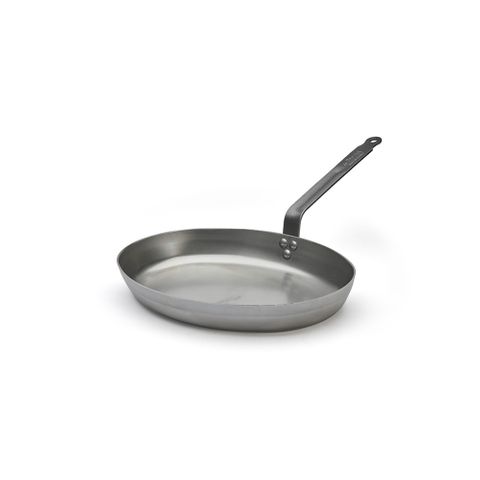 Oval Fish Frying Pan - Handle On The Sho