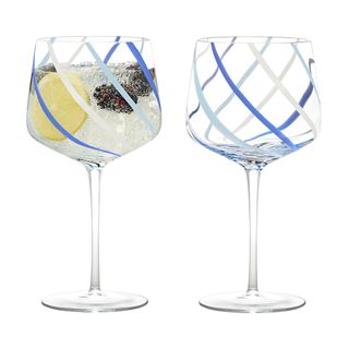 Asd Rio Gin Glasses Azure Set Of 2