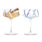 Asd Rio Champagne Saucers Azure Set Of 2