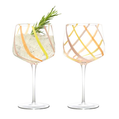 Asd Rio Gin Glasses Citrus Set Of 2