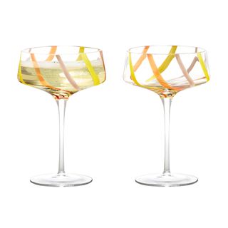 Asd Rio Champagne Saucers Citrus Set Of