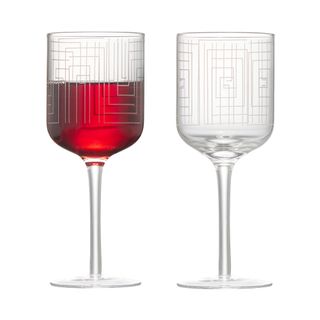Asd Maze Wine Glasses Set Of 2