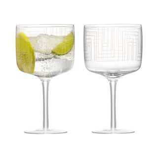 Asd Maze Gin Glasses Set Of 2