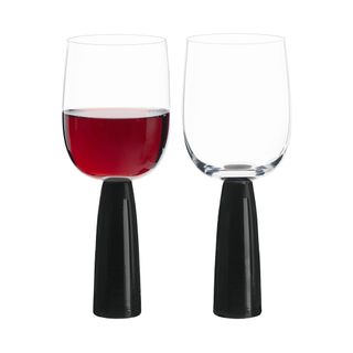 Asd Oslo Wine Glasses Black (set 2)