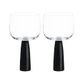 Asd Oslo Gin Glasses Black (set 2)
