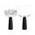 Asd Oslo Gin Glasses Black (set 2)