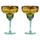 Artland Fiesta Margarita Glass Set Of 2