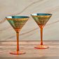 Artland Fiesta Cocktail Glass Set Of 2