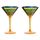 Artland Fiesta Cocktail Glass Set Of 2