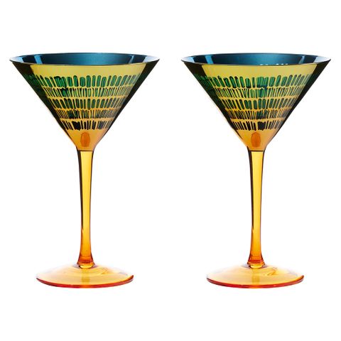 Artland Fiesta Cocktail Glass Set Of 2