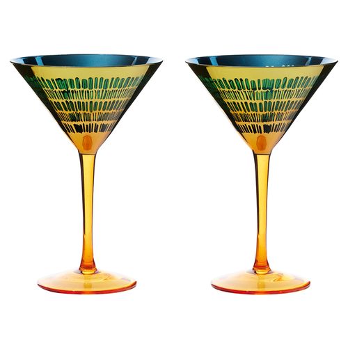 Artland Fiesta Cocktail Glass Set Of 2